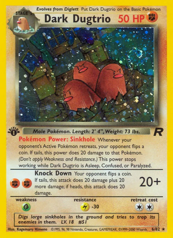 Dark Dugtrio, Team Rocket
