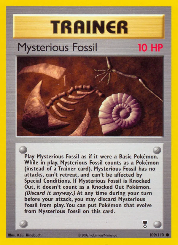 Mysterious Fossil, Legendary Collection