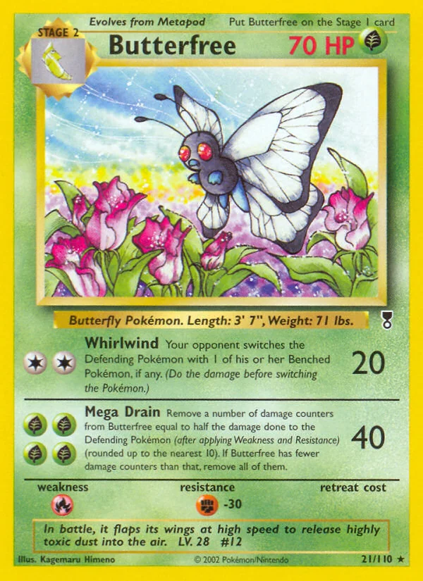Butterfree, Legendary Collection