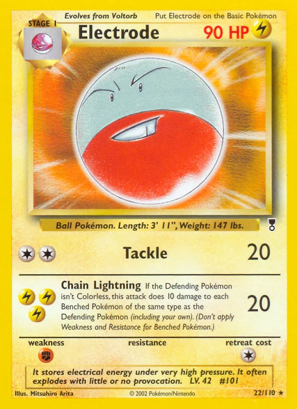 Electrode, Legendary Collection