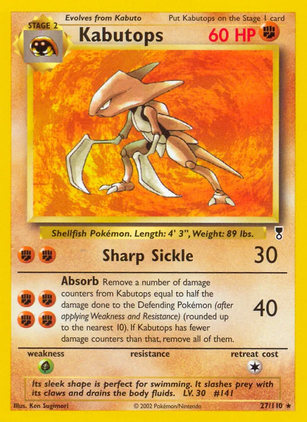 Kabutops, Legendary Collection
