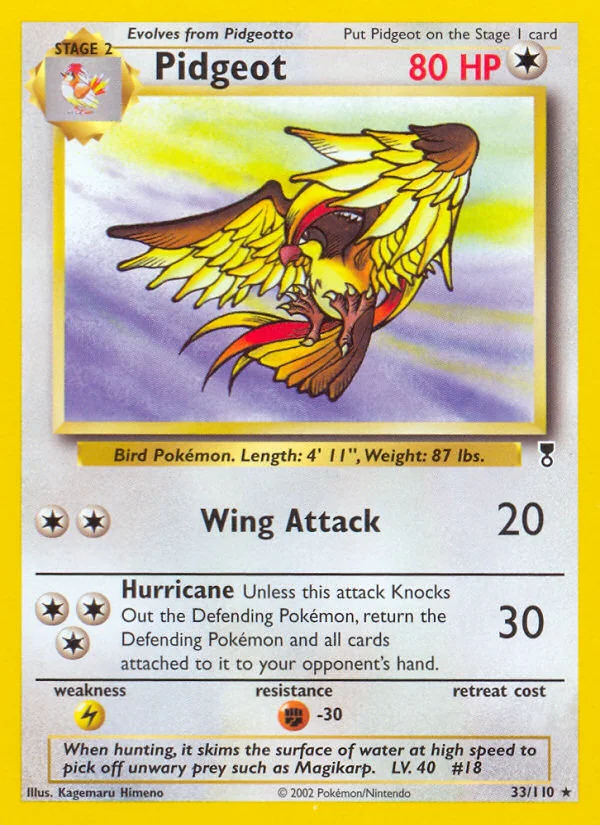 Pidgeot, Legendary Collection