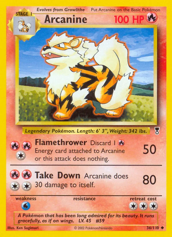 Arcanine, Legendary Collection
