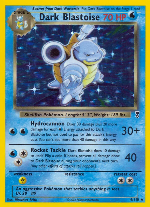Dark Blastoise, Legendary Collection