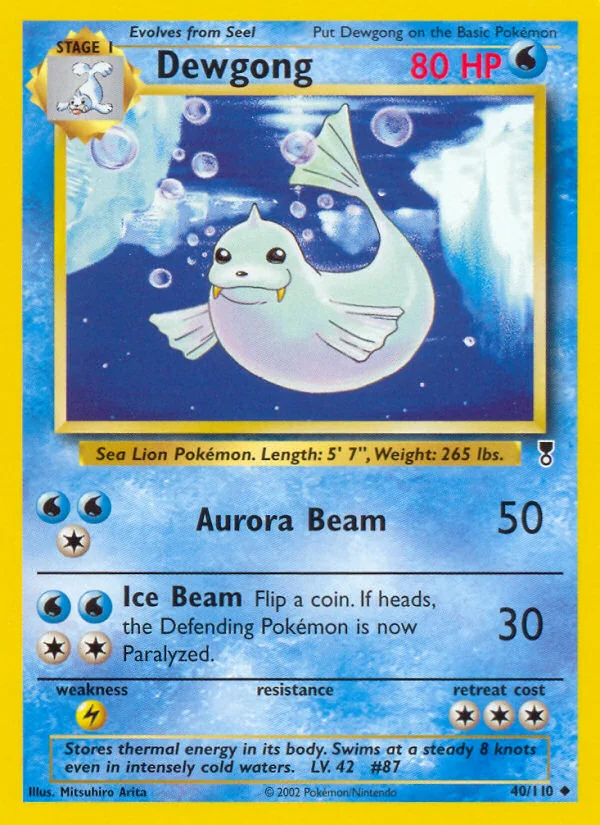 Dewgong, Legendary Collection
