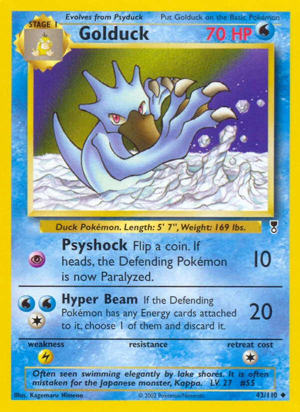 Golduck, Legendary Collection