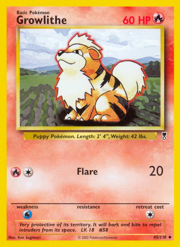 Growlithe, Legendary Collection