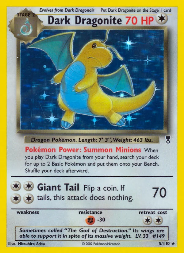 Dark Dragonite, Legendary Collection
