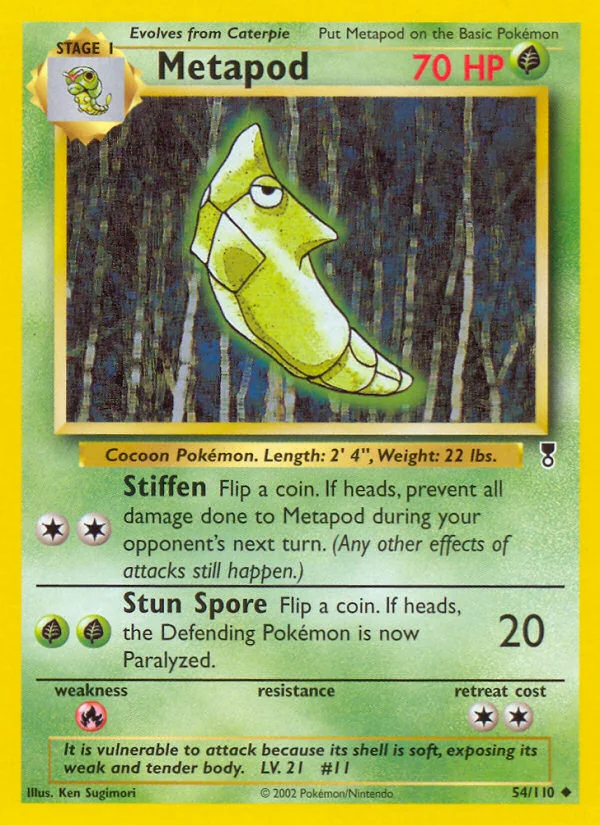 Metapod, Legendary Collection