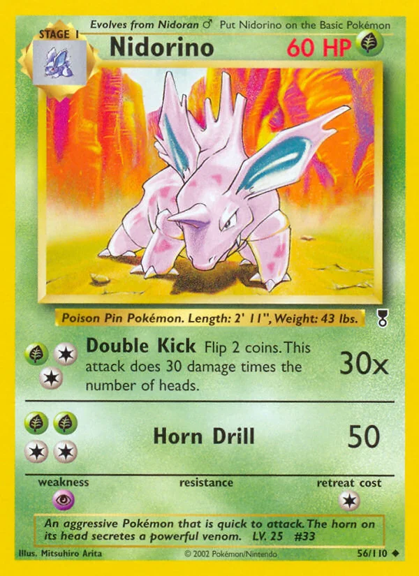 Nidorino, Legendary Collection