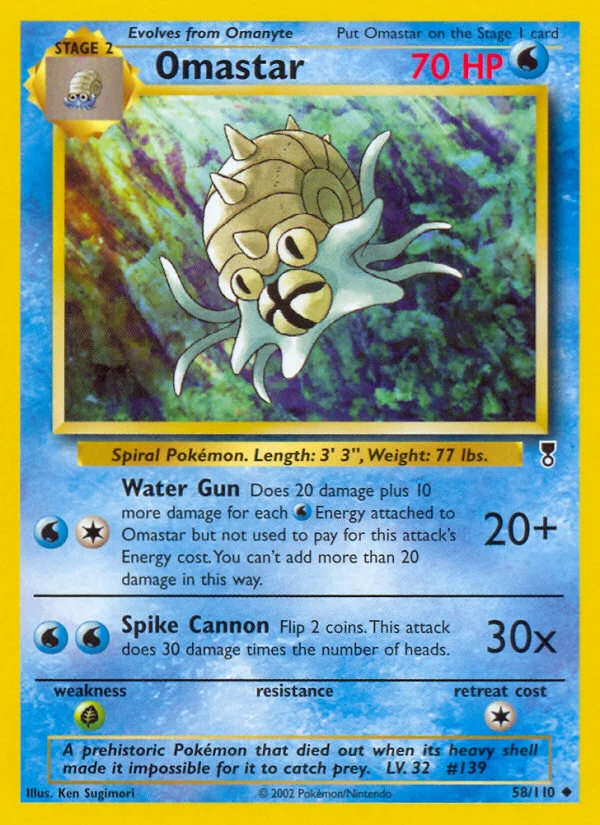 Omastar, Legendary Collection
