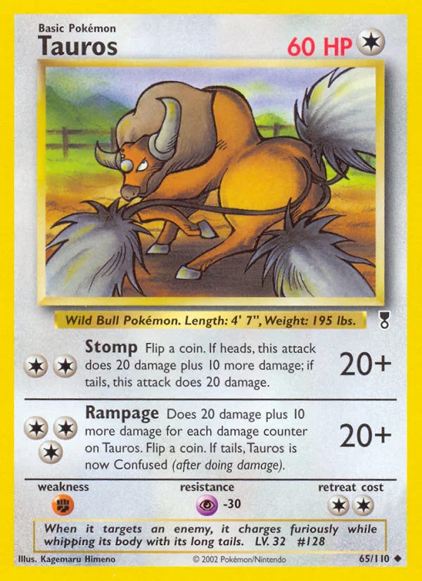 Tauros, Legendary Collection