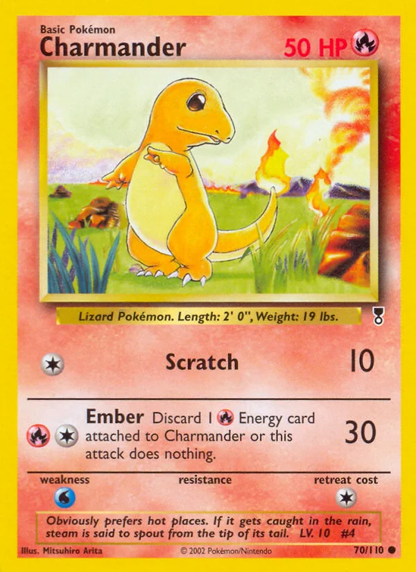 Charmander, Legendary Collection