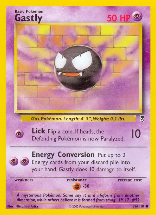 Gastly, Legendary Collection
