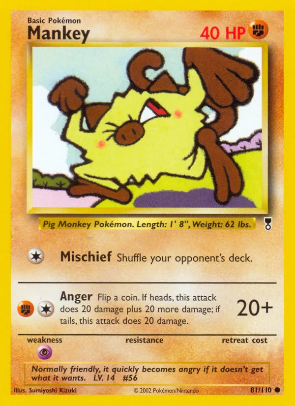 Mankey, Legendary Collection
