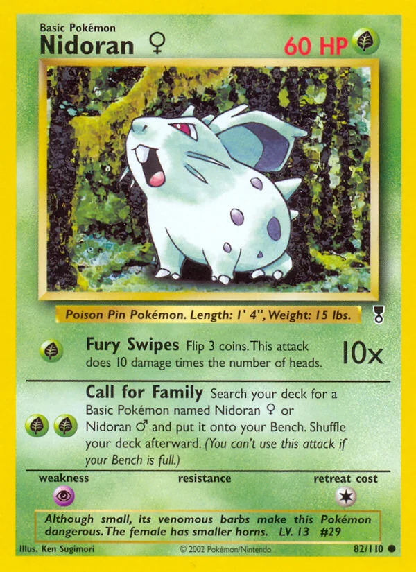 Nidoran ♀, Legendary Collection