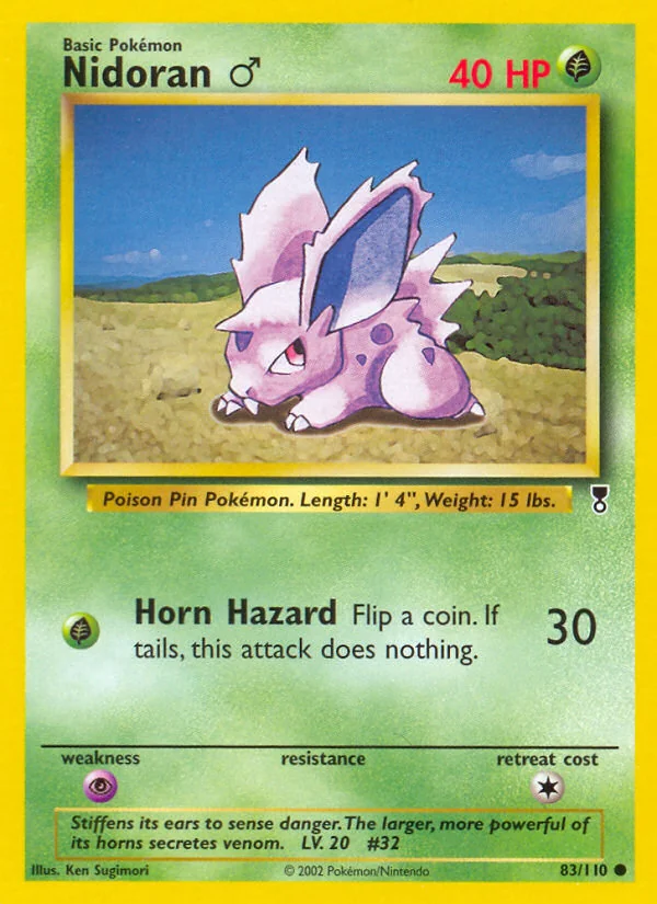 Nidoran ♂, Legendary Collection