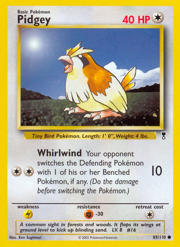 Pidgey, Legendary Collection
