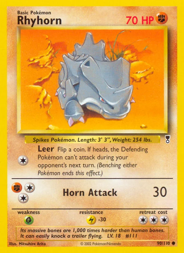 Rhyhorn, Legendary Collection