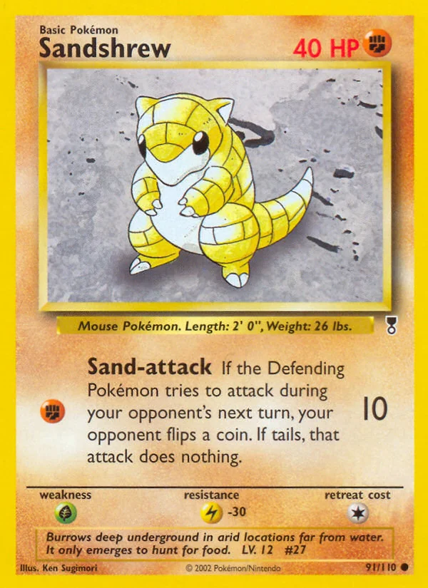 Sandshrew, Legendary Collection