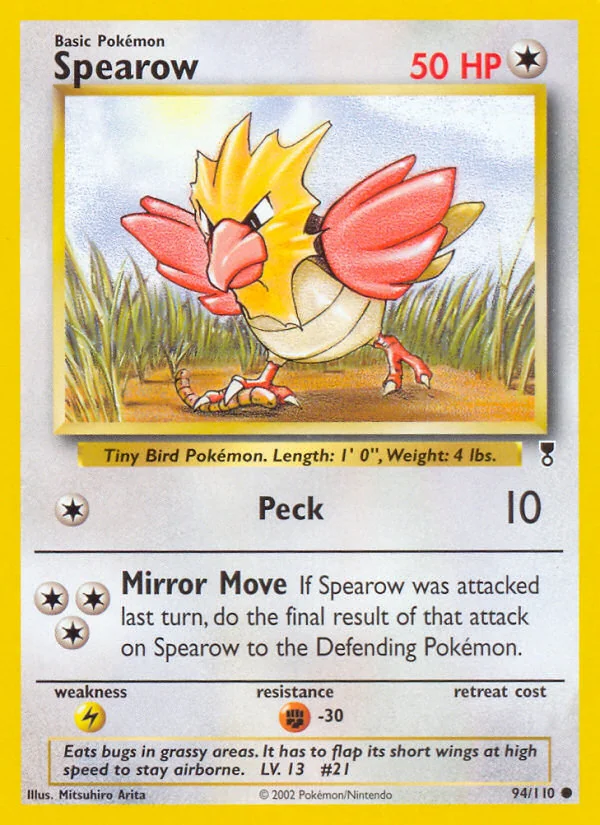 Spearow, Legendary Collection