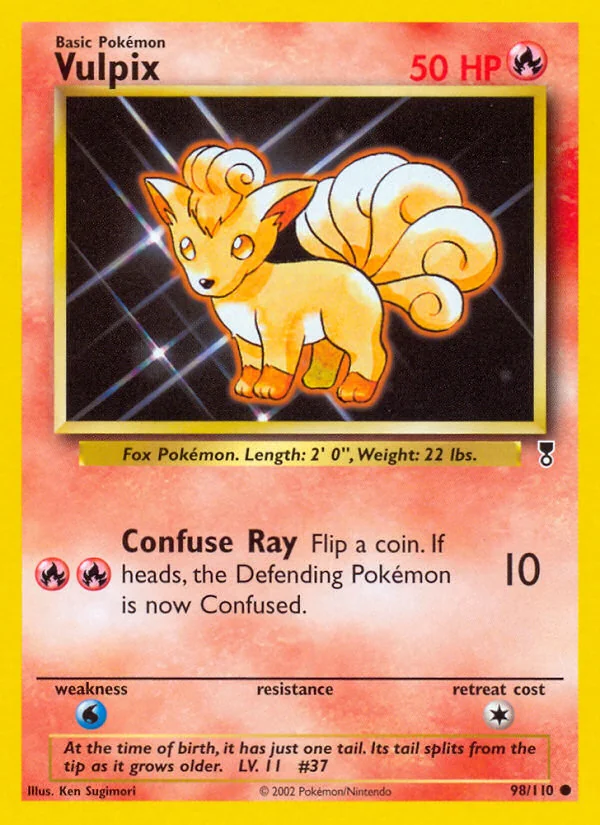 Vulpix, Legendary Collection