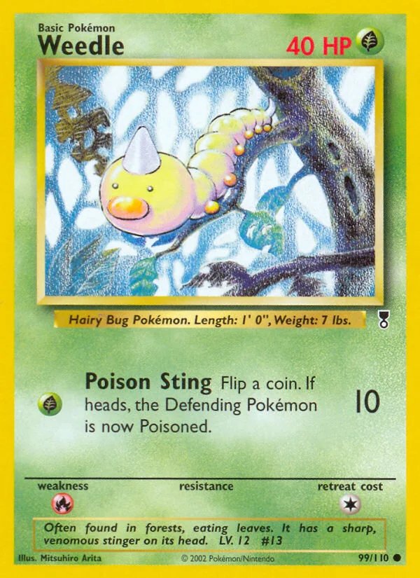 Weedle, Legendary Collection