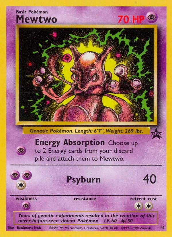 Mewtwo, Wizards Black Star Promos