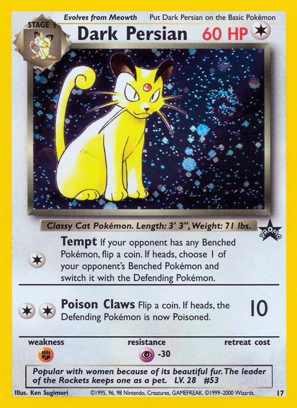 Dark Persian, Wizards Black Star Promos