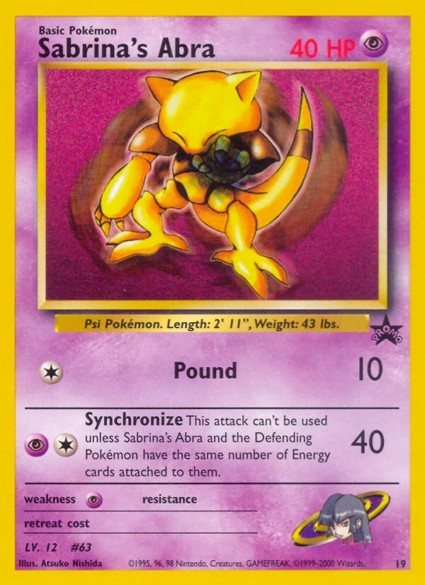 Sabrina's Abra, Wizards Black Star Promos