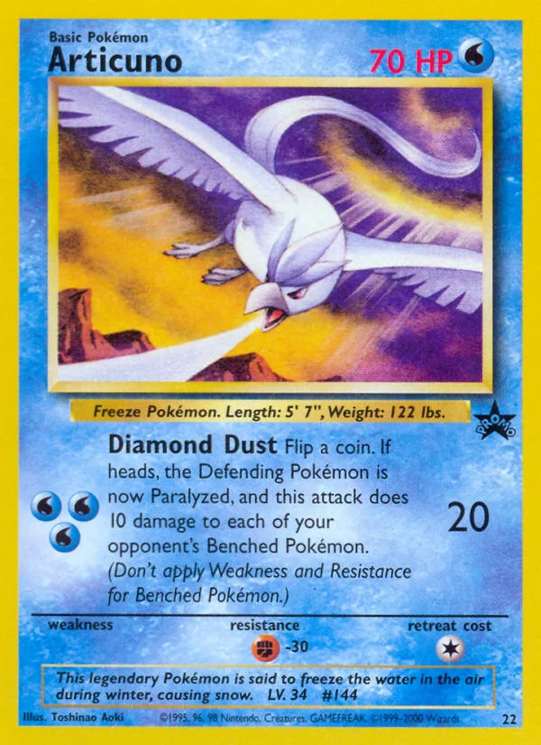 Articuno, Wizards Black Star Promos
