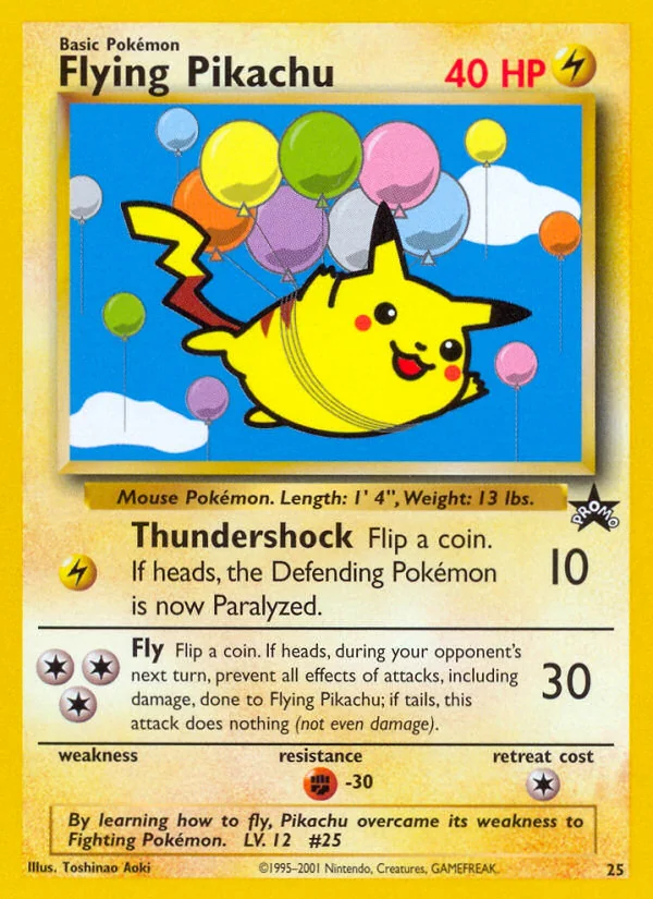 Flying Pikachu, Wizards Black Star Promos
