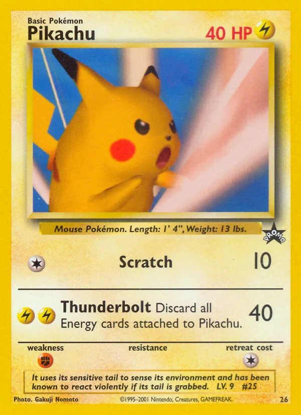 Pikachu, Wizards Black Star Promos