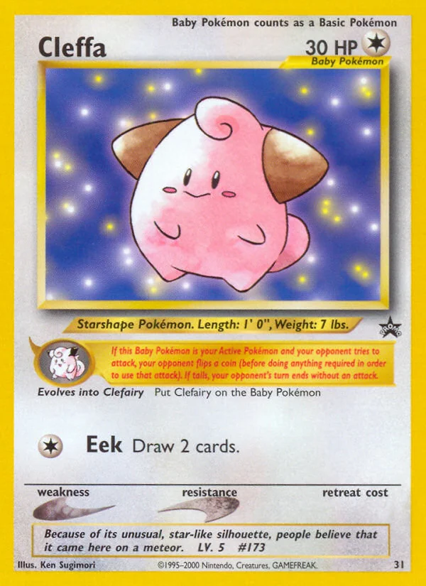 Cleffa, Wizards Black Star Promos
