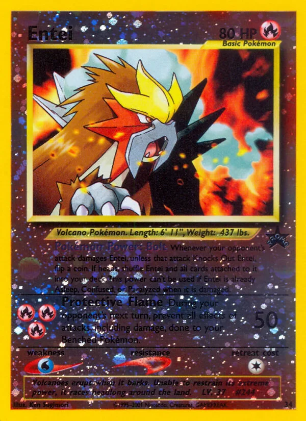 Entei, Wizards Black Star Promos