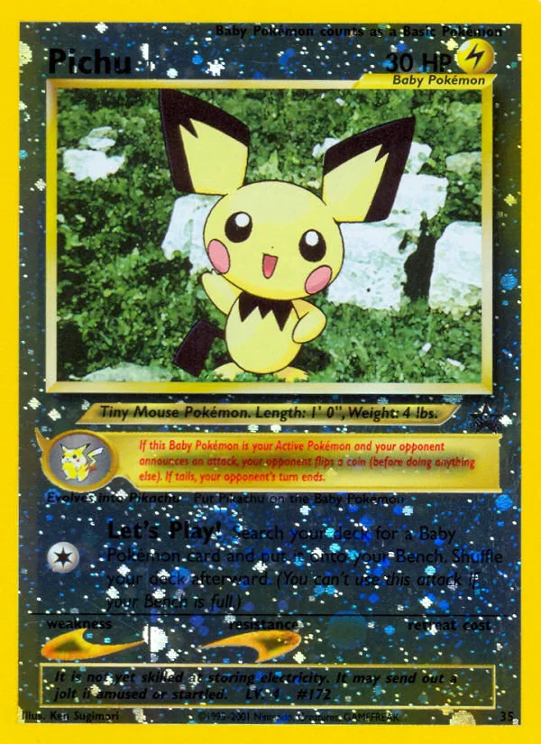 Pichu, Wizards Black Star Promos