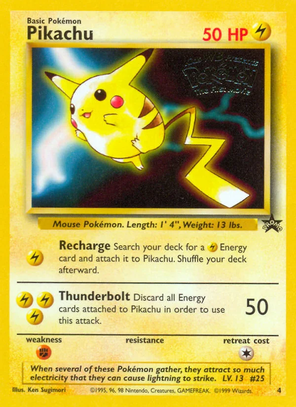 Pikachu, Wizards Black Star Promos