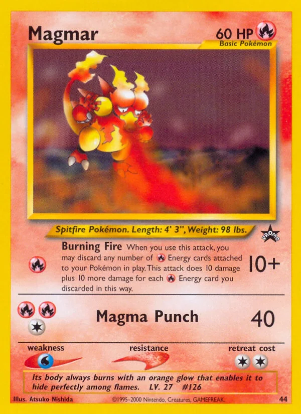 Magmar, Wizards Black Star Promos