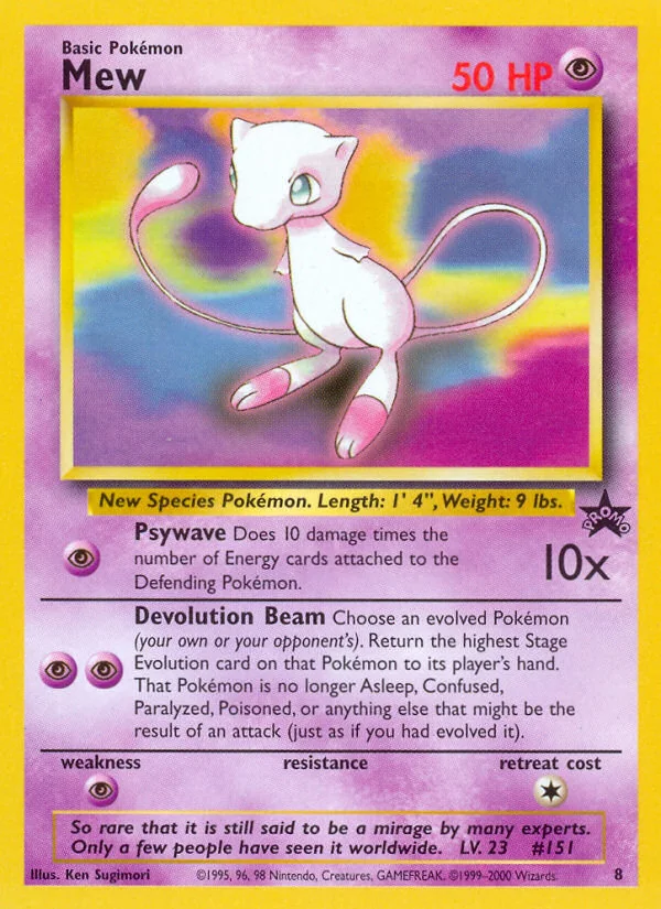 Mew, Wizards Black Star Promos