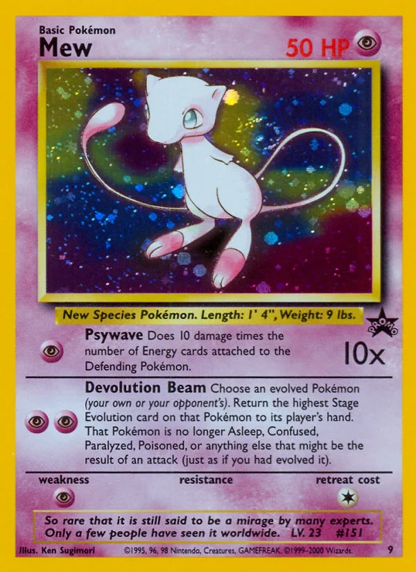 Mew, Wizards Black Star Promos