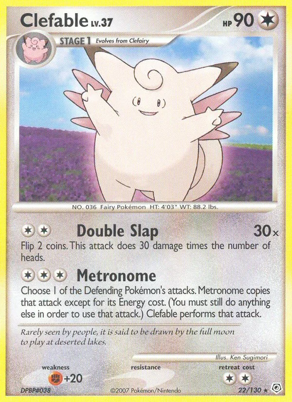 Clefable, Diamond & Pearl