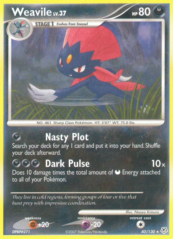 Weavile, Diamond & Pearl