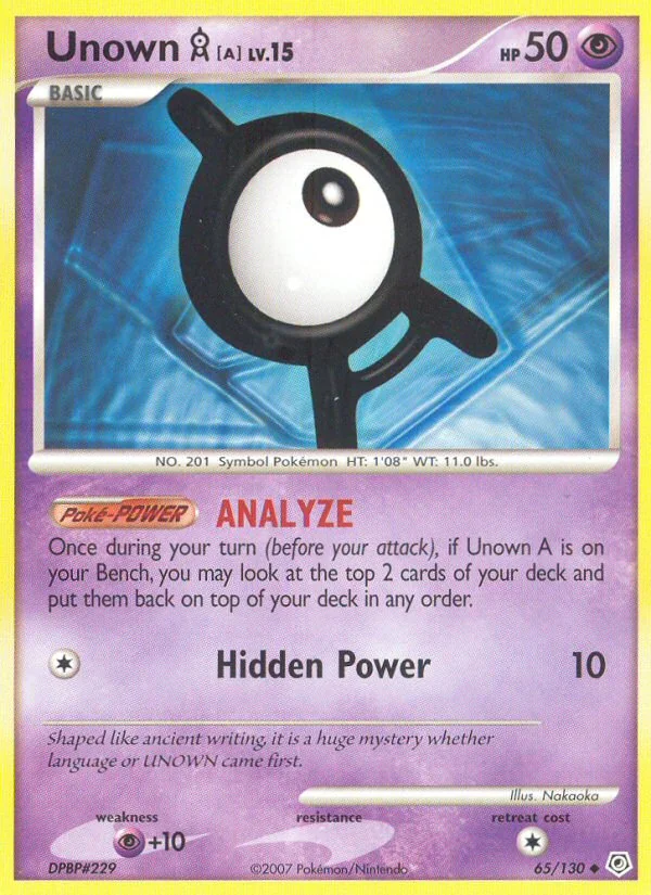 Unown [A], Diamond & Pearl