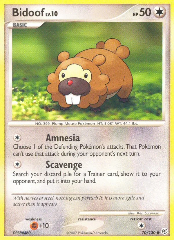 Bidoof, Diamond & Pearl