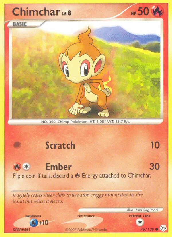 Chimchar, Diamond & Pearl
