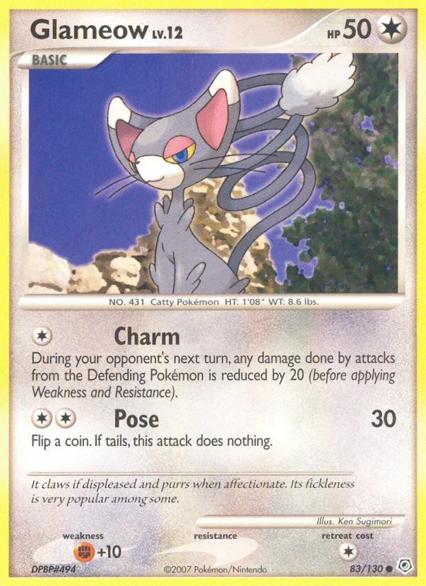 Glameow, Diamond & Pearl