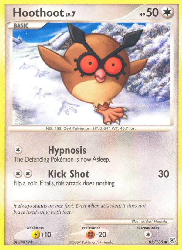 Hoothoot, Diamond & Pearl