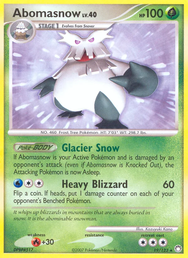 Abomasnow, Mysterious Treasures