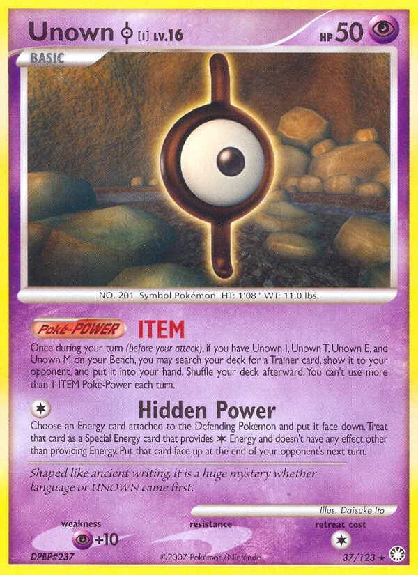 Unown [I], Mysterious Treasures