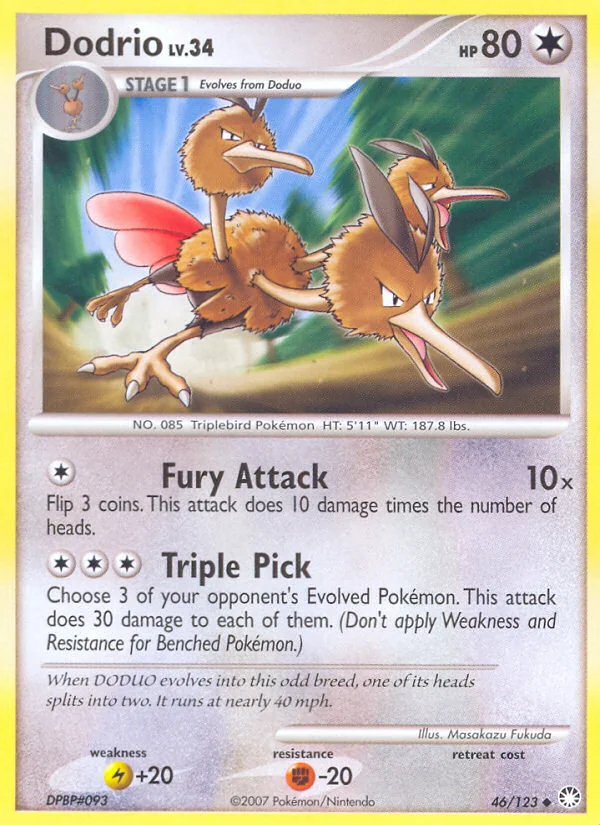 Dodrio, Mysterious Treasures